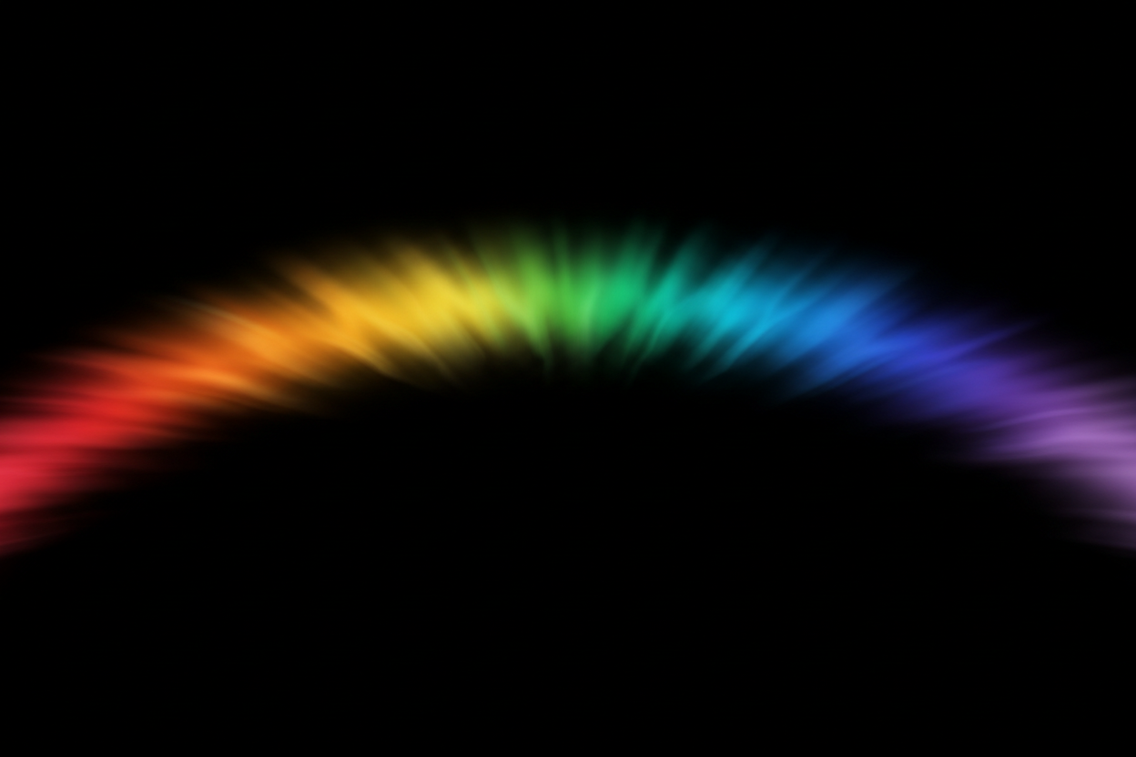 Rainbow gradient hero